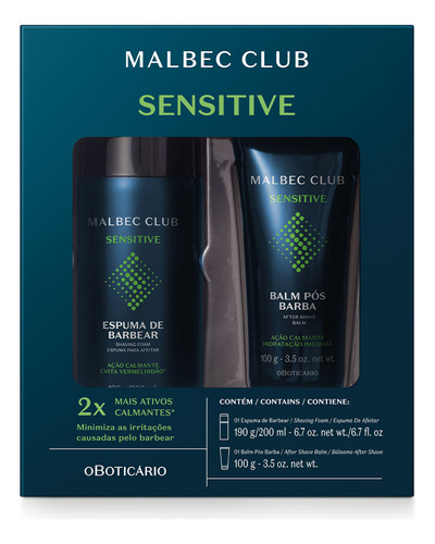 O Boticário Kit Club Sensitive (2 Itens)