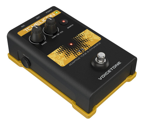 Pedal de efecto TC Helicon Voicetone T1 negro