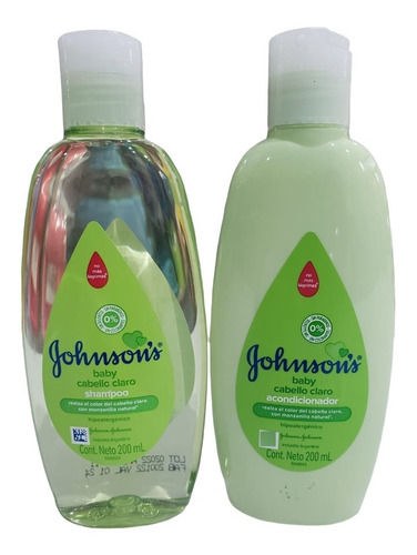 Johnson's Cabello Claro Combo Shampoo Y Acondicionador 200ml