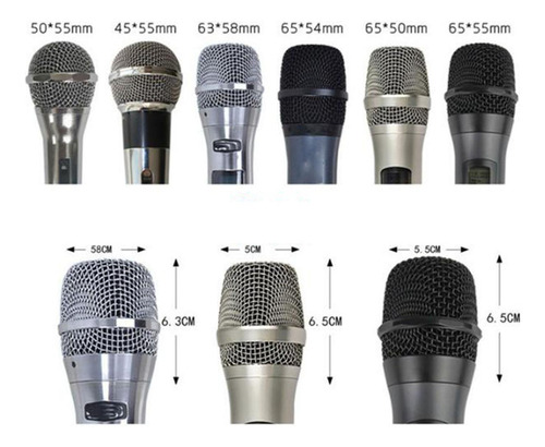 10pcs Microfone De Mão Capa Resistente Para Discursos Salas