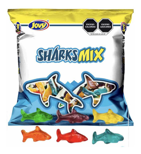 Gomitas Tiburón Frutas 1 Kg Shark Mix Jovy