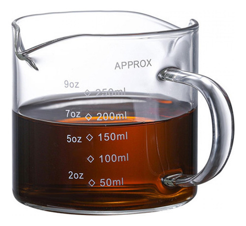 6 Taza Medidora De Cristal Para Café Expreso, Accesorios