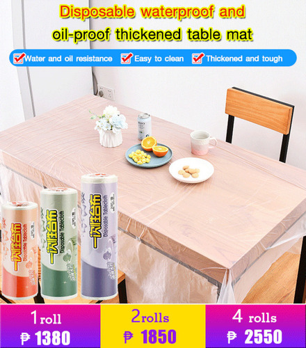 Mantel Engrosado Impermeable Y A Prueba De Aceite Desechable