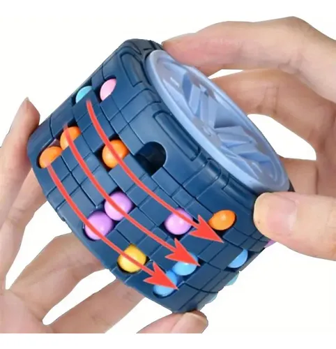 Cubo Rubik Magico Giratorio Ufo Llanta Juego Destreza Mental
