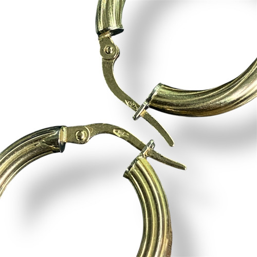 Aros Argolla De Oro18k Sellados 2,4gr (Usado)