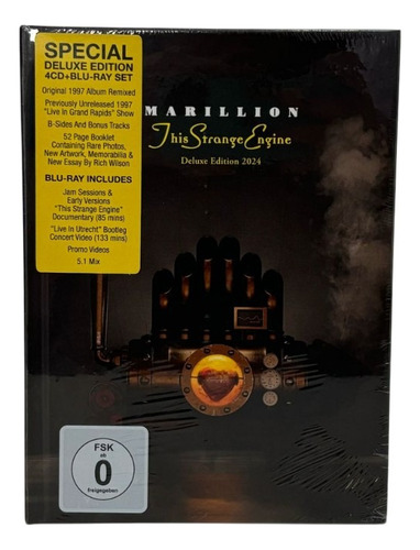 Box Marillion - This Strange Engine Deluxe 3cd+bluray+livro
