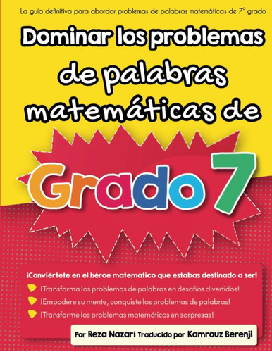 Libro: Dominar Los Problemas De Palabras Matemáticas De Grad