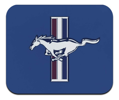 Alfombrilla De Raton Delgada Con Logotipo De Ford Mustang