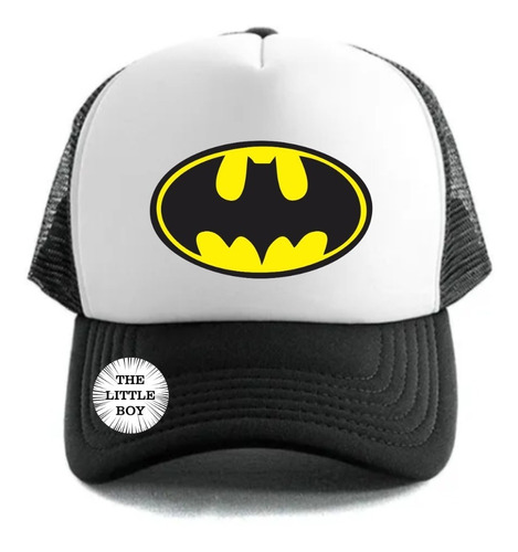 Gorra Trucker  De Batman Para Niño