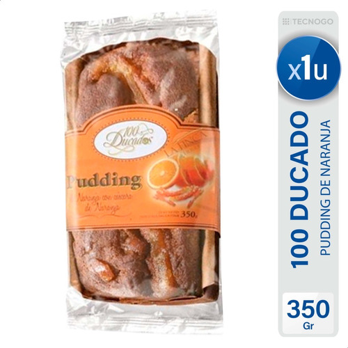 Budin Pudding 100 Ducados Naranja Con Cascaras De Naranja