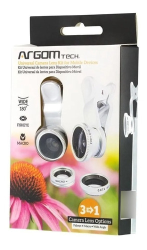 Argom Kit Universal 3-en-1 Para Lente Celular  *itech