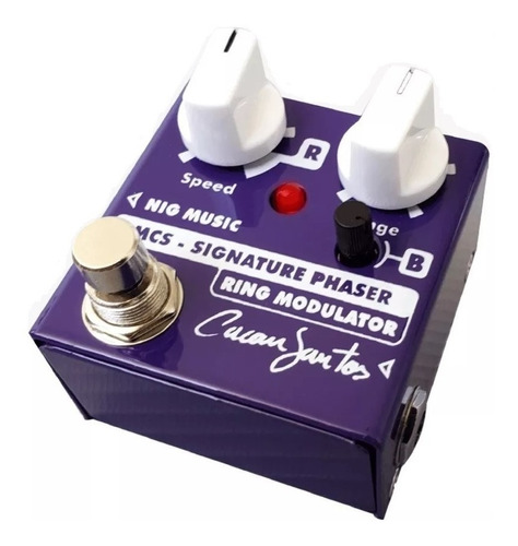 Pedal Nig Signature Phaser Cacau Santos Cor Lilás