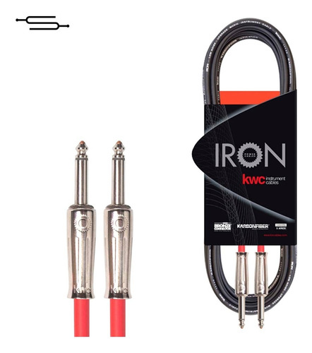 Cable Plug 6 Metros Kwc Iron 205 Instrumento Guitarra Bajo