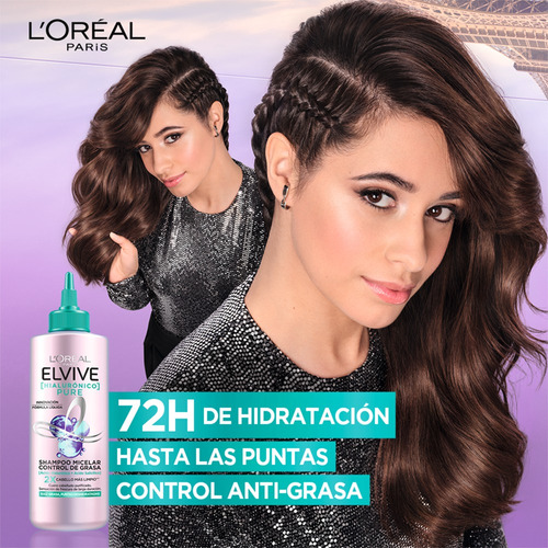 Shampoo L'oréal Paris Elvive Hialuronico Pure Micelar 300ml