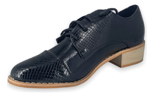 Imagen 7 de 8 de Oxford Zapatos Botines Mujer De Charol