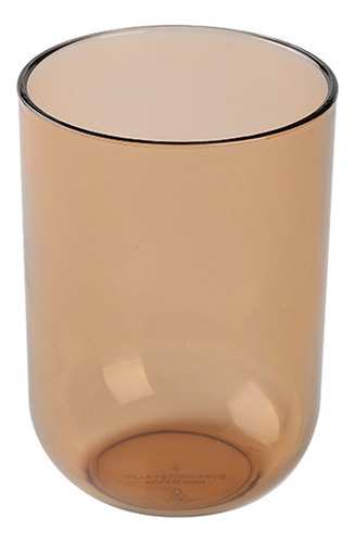 Vaso De Cepillo De Dientes Transparente Simple De Plástico