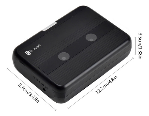 Rádio Fm De Gravação De Fita Mini Cassette Player Com 3,5 Mm