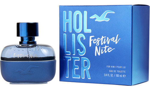 Perfume Hollister Festival Nite Edt En Spray Para Hombre, 10