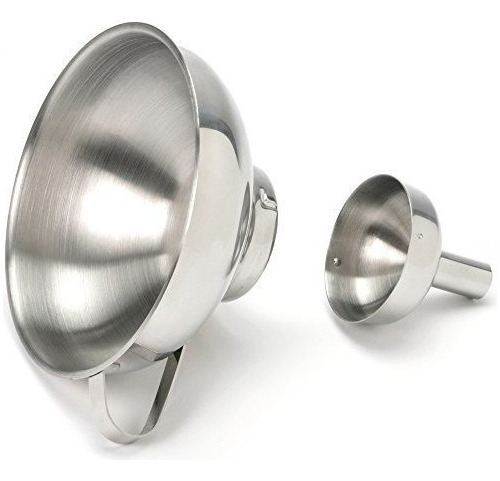 Embudo De 2 Piezas Norpro Stainless Steel Con Cao