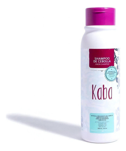  Shampoo De Cebolla Sin Sales, Parabeno Ni Sulfato 500ml Kaba
