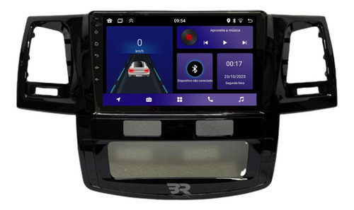 Kit Multimídia Toyota Hilux / Sw4 9pol Android + Carplay 