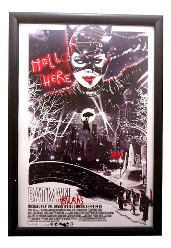 Batman Returns Op 2 Poster Enmarcado 50 X 35 Cms