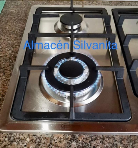 Imagen 3 de 8 de Cocina Encimera A Gas Continental Madison 4 Quemadores Acero