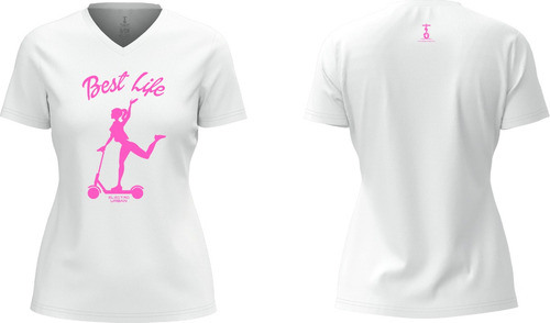 Playera Barbie Girl Scooter Rider 100% Algodon