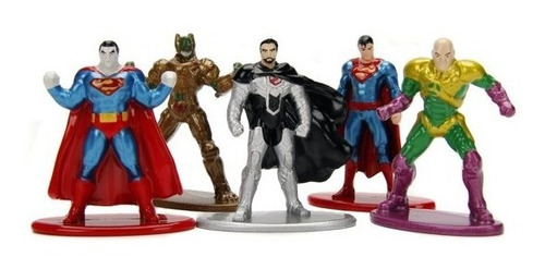 Superman  Lex Luthor Bizarro, Dc, 5 Figuras De Metal, Cj3