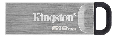 Kingston Usb Datatraveler Kyson 512gb Usb-a 3.2 Gen1 200mb/s Color Plata Liso