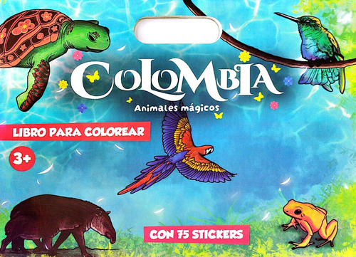 Libro Para Colorear Colombia Animales Mágicos Colombiano