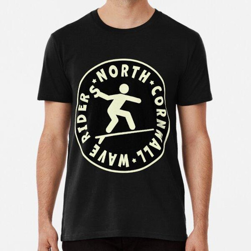 Remera Camiseta De Surf North Cornwall Wave Rider Algodon Pr