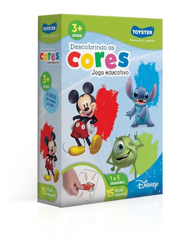 Disney Jogo Educativo Descobrindo As Cores Da Toyster 2688