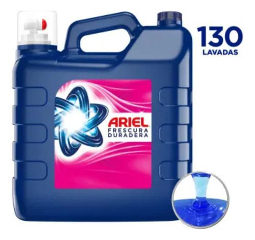 Detergente Líquido Ariel Frescura Duradera 8 Lts