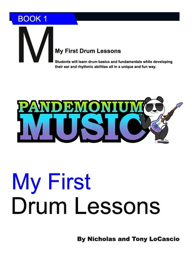 Libro: En Ingles My First Drum Lessons (pandemonium Music)