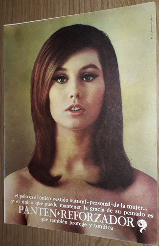 P533 Clipping Publicidad Shampoo Reforzador Panten Año 1967 (Usado)