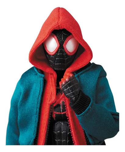 M0r Figura De Acción Mafex 107 Spiderman Miles Morales,