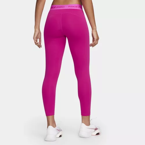Leggings De Tiro Medio Para Mujer Nike Pro Rosa