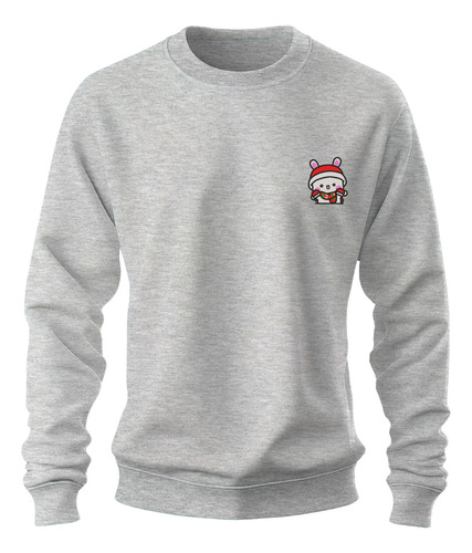 Sudadera Sweater Bordada Muñeco Navidad Lindo Conejo Amor