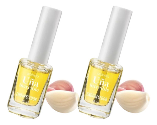 Uña Increible Endurecedor Con Ajo Kit 2 Esmaltes Arabela Color Traslúcido