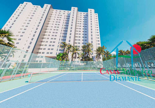 Cad Live Aqua Gh 3. Depa De Playa En Preventa Con Terraza, Alberca, Jacuzzi Y Vista Frontal Al Mar