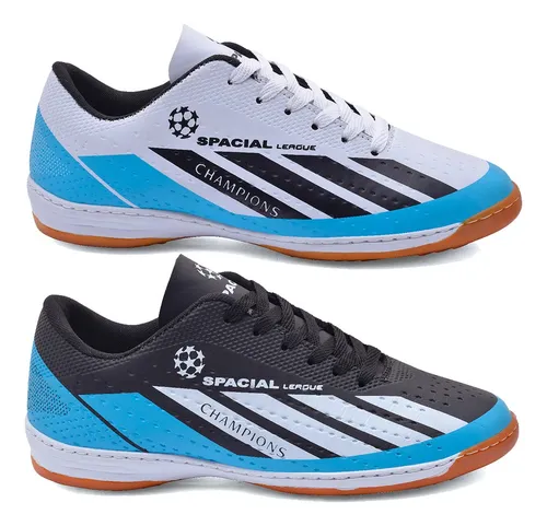 comprar Kit 2 Pares Chuteiras Futsal Costurada E Colada Promoção