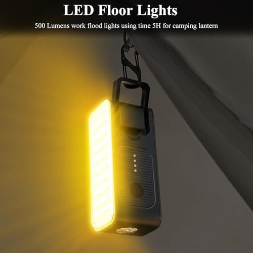 Luz De Trabajo Recargable, Linterna Led Portátil Con Rompeve