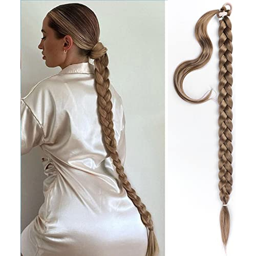 Haircube Long Braided Ponytail Extension With Hair Xq95v