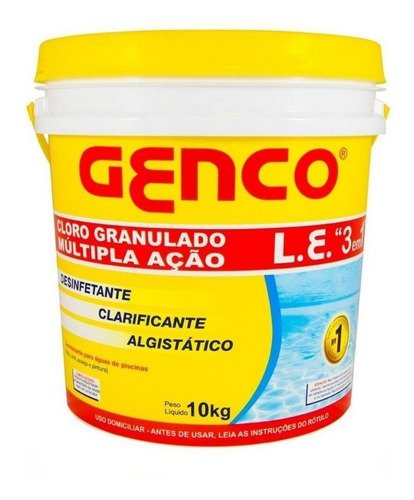 Cloro Genco Multiação 10kg