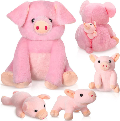 Juego De Animales De Peluche De Cerdo De 11.8 Pulgadas ...