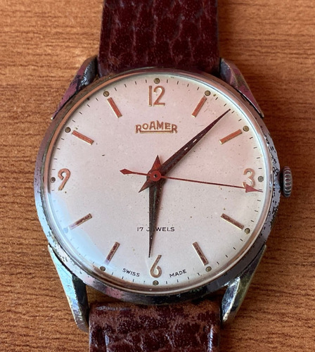 Antiguo Reloj Vintage Roamer Cuerda