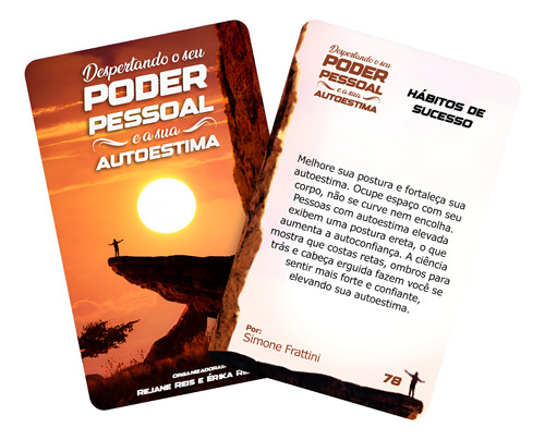 Baralho Terapêutico Recurso Cartas Terapia Jogo Autoestima Poder Pessoal Autoconfiança
