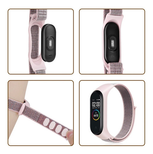 Pulsera Correa Manilla Nylon Para Xiaomi Mi Band 3 4 5 6 7