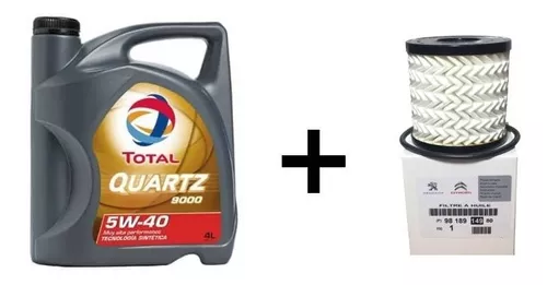 Total Quartz 9000 5w40 X 4lts. + Filtro Aceite Original Ckcl